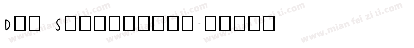 Don Semiformal字体转换